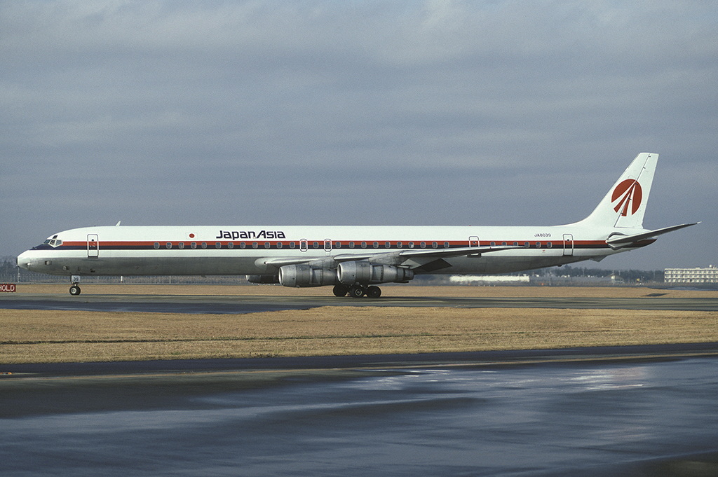 JAL DC-8-62 JA8031 難ありPAO 日本におけるダグラスDC-8研究-60シリーズ